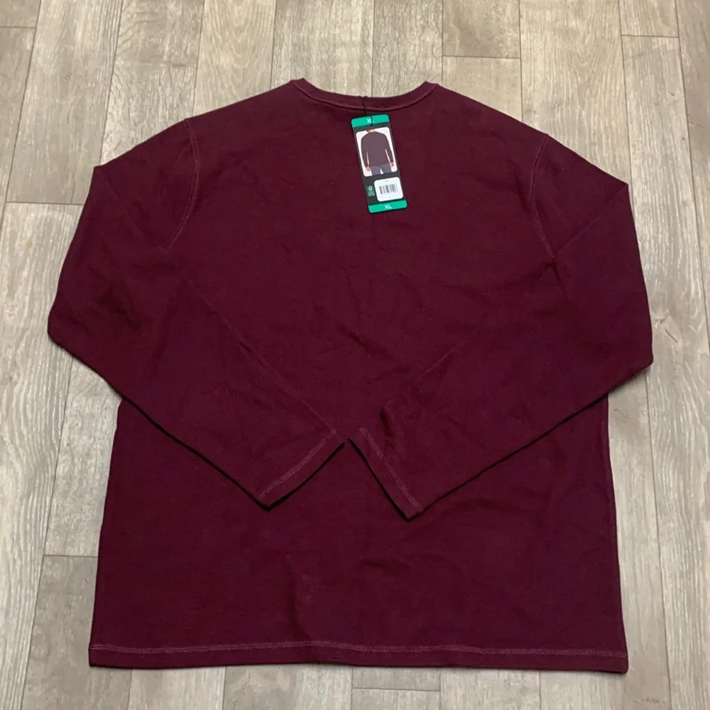 Mens‎ NWT Banana Republic Textured Double Knit Crewneck Thermal Shirt